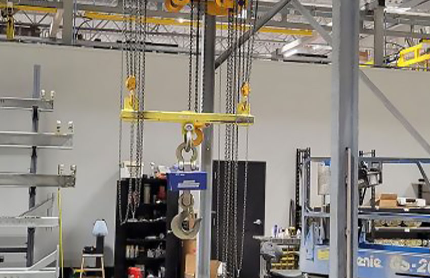 Rated Load Test Performed on New Equipment - Engineered Lifting Systems